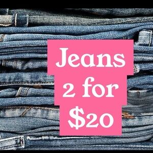 Jeans/2for$20